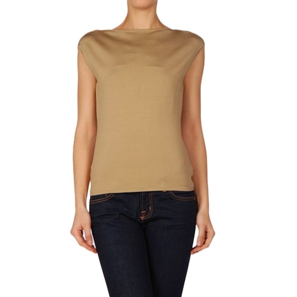 100% AUTH Ralph Lauren Black Label Silk Jersey Top XS